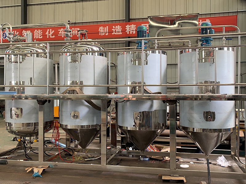 茶籽油精炼设备发货江西宜春